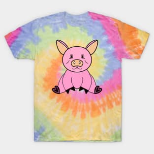 PINK Piggy Pig Lover - Cute Pig Art T-Shirt